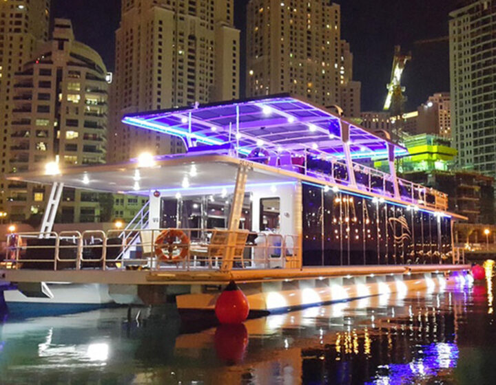 Dhow Cruise Dubai Marina: Monaliza Premium Catamaran