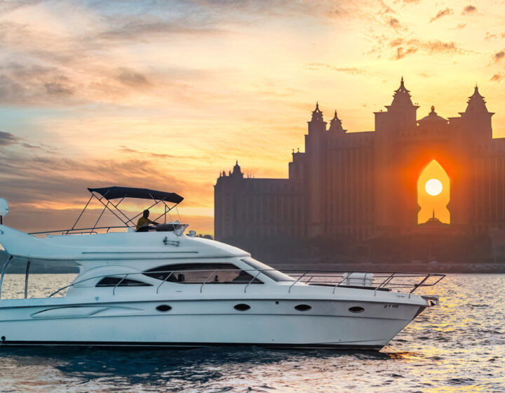 New Year Yacht Rental Dubai 2024/2025 | 50 Feet Majesty Yacht (Up to 18 People)